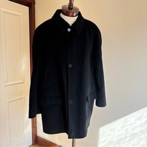 Valente Men's 3/4 Coat Wool Blend Designer Jacket Size 55 IT 46 US Made in Italy